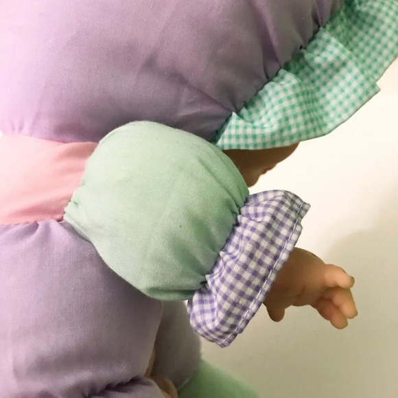 Vintage Doll Soft  Stuffed Squeaker Plush Cloth 14 Inch Puffalump Style - Picture 10 of 16